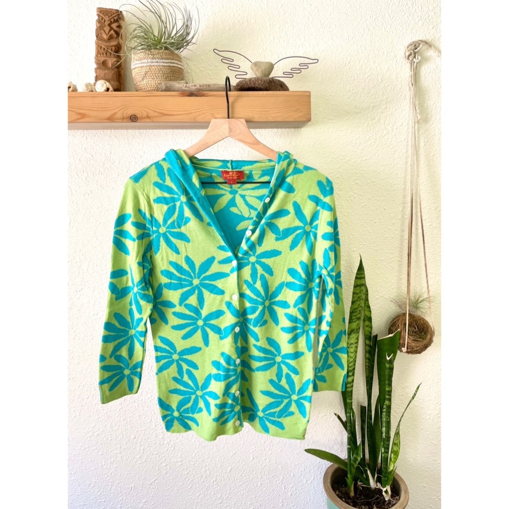 Krimson Klover button down hoodie